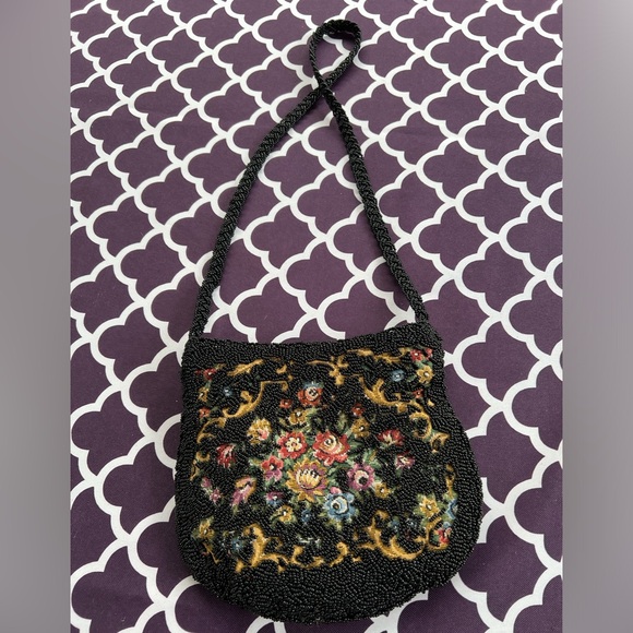 Magid Vintage Floral Beaded Bag - Picture 2 of 4